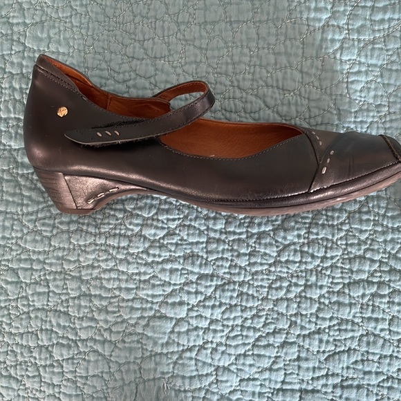 Black and Grey Pikolino square toe shoe - Picture 4 of 6